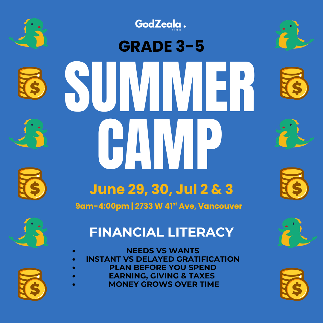 4 Day-Financial Literacy [Grade 3-5]  June 29,30,2,3