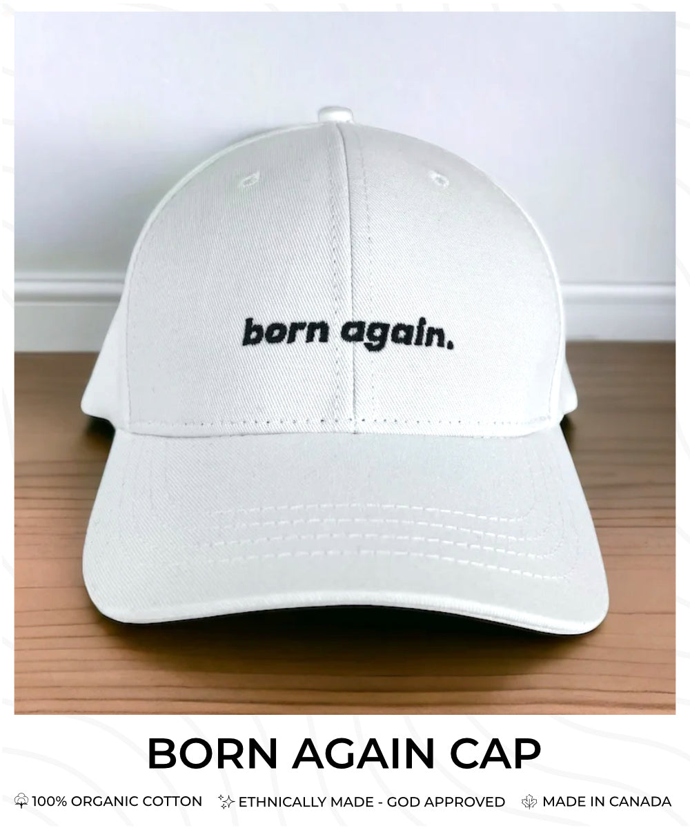 LIMITED EDITION |Born Again White Organic Structured Cap