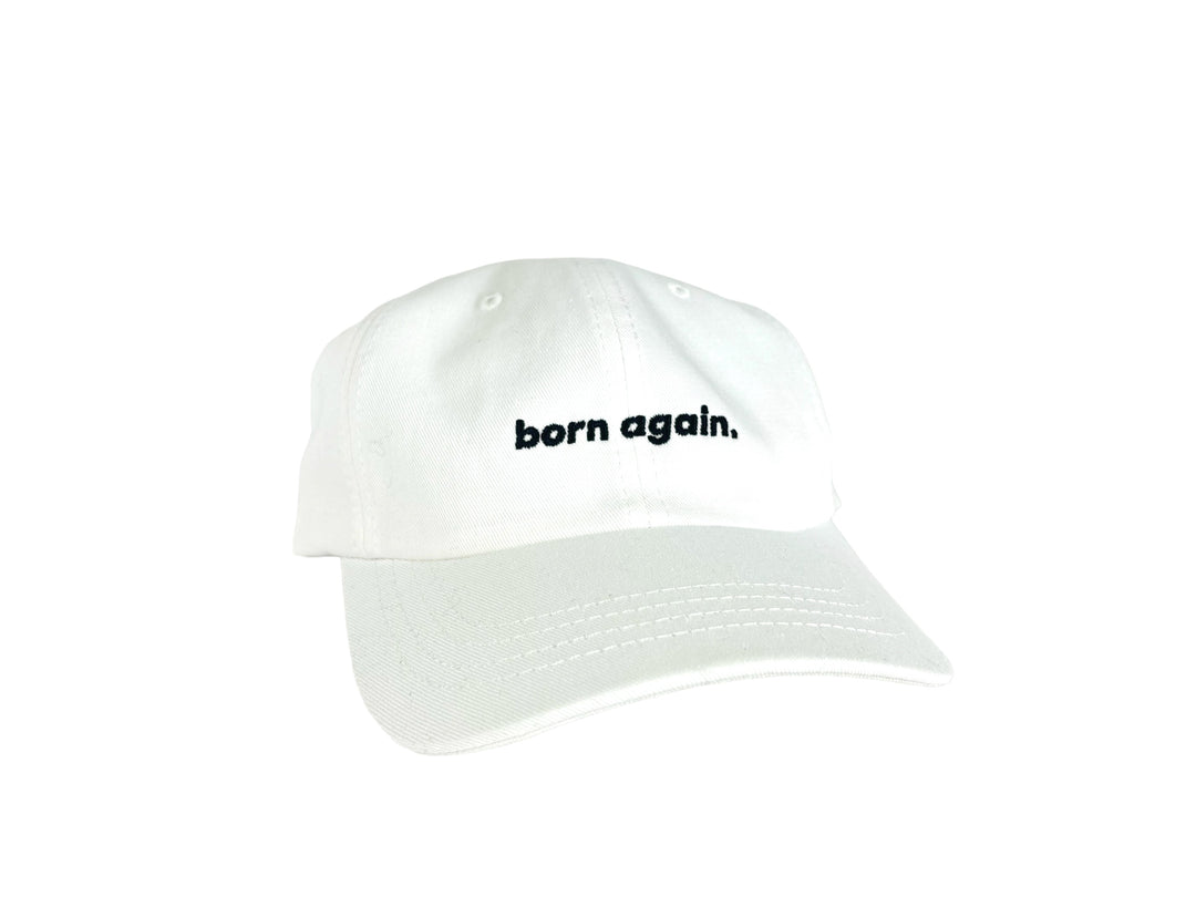 LIMITED EDITION |Born Again White Organic Unstructured Cap