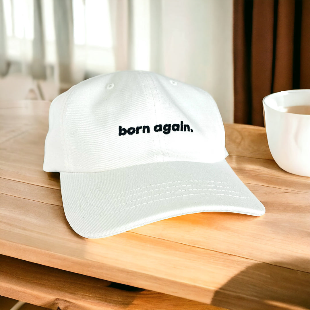 LIMITED EDITION |Born Again White Organic Unstructured Cap