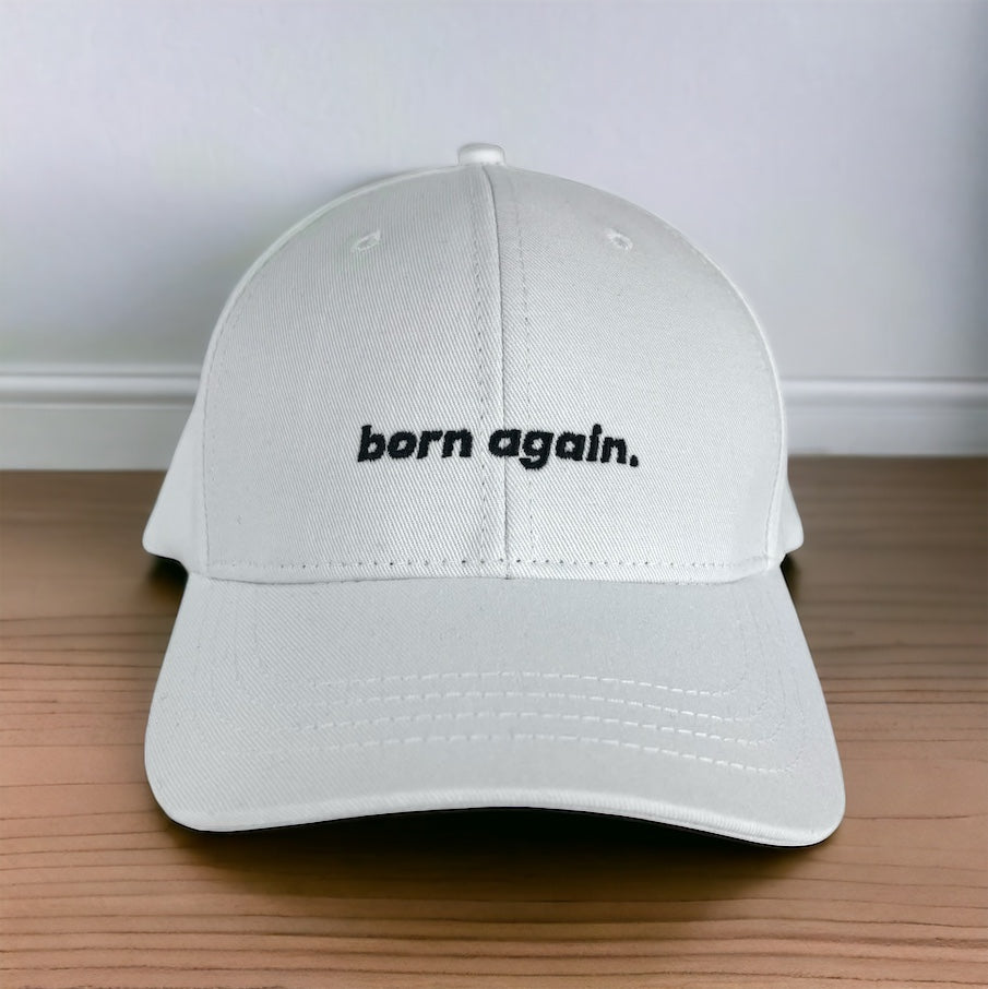 LIMITED EDITION |Born Again White Organic Structured Cap