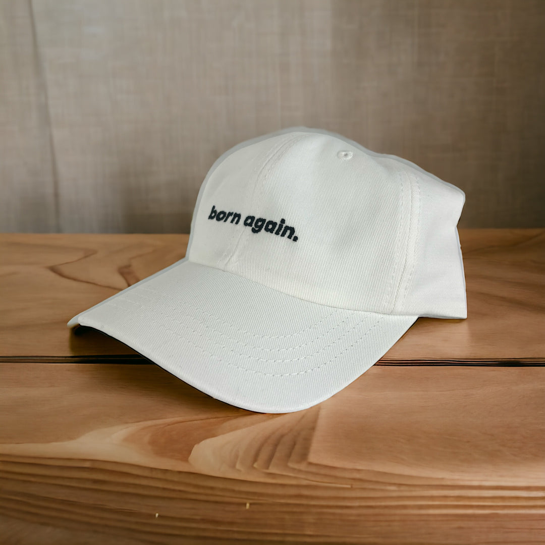 LIMITED EDITION |Born Again White Organic Unstructured Cap