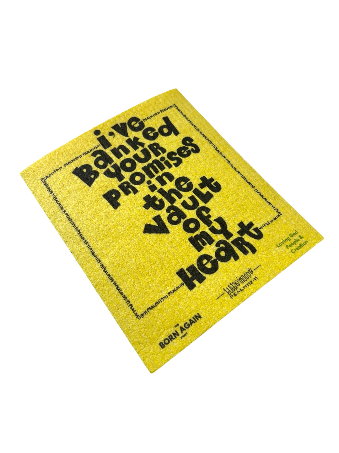 Psalm 119:11 Swedish Cleaning Cloth 3/pack