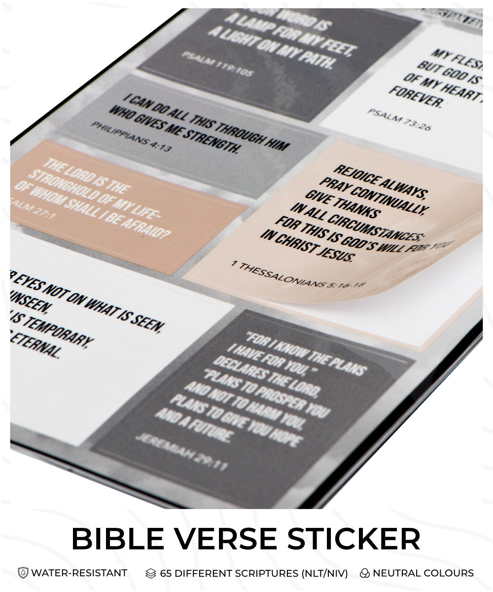 Born Again Bible Verses Sticker Book